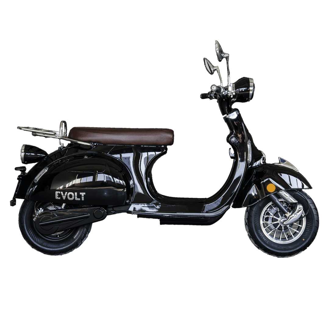 elmoped, svart